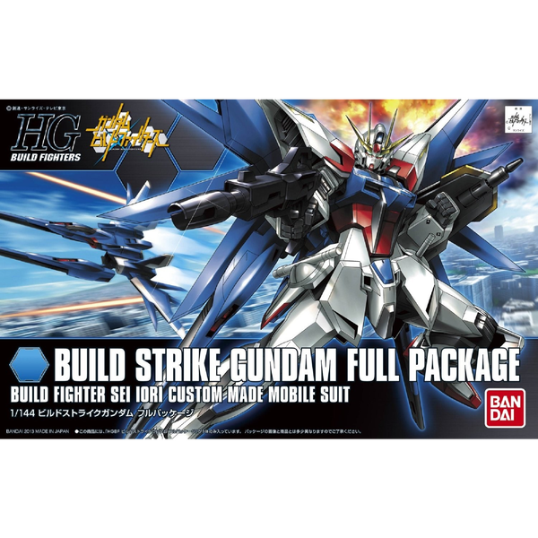 Bandai HGBF 1/144 Build Strike Flight Full Gundam figura