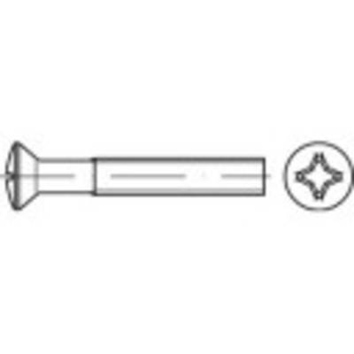 TOOLCRAFT TO-5376840 süllyesztett fejű csavar M8 35 mm kereszthornyú Philips ISO 7047 rozsdamentes acél A4 100 db