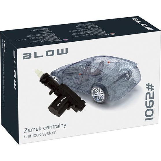 Blow Központi Zár - 1 Motor + 3 Vevő + Vezérlés, Fújásos (1062#)