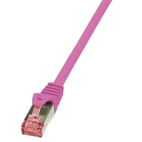 LogiLink Patchkabel CAT6   S/FTP AWG27 PIMF  5,00m pink