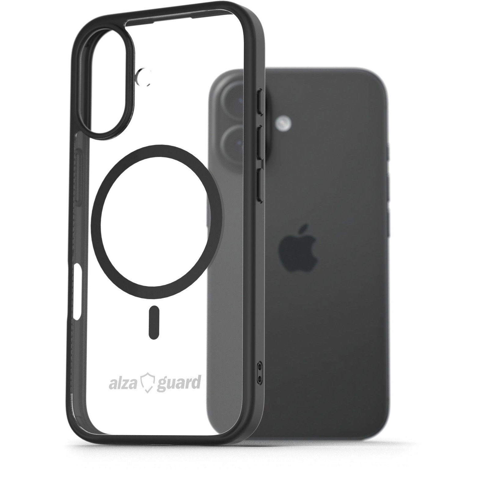 AlzaGuard iPhone 16 Clear TPU Case Compatible with Magsafe tok (AGD-PCMT32B)