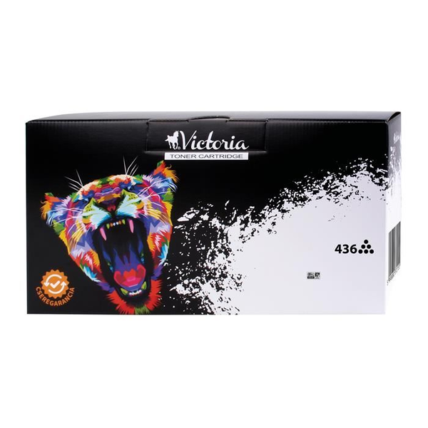 Лазерен тонер Victoria CB436A за принтери LaserJet P1505, 1505n, M1522 черен (TOHPCB436V)