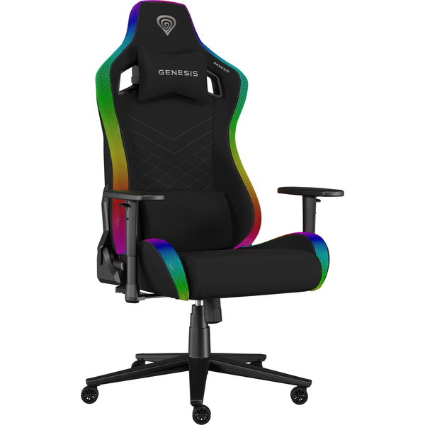 Genesis Trit 660 RGB Gamer szék Fekete