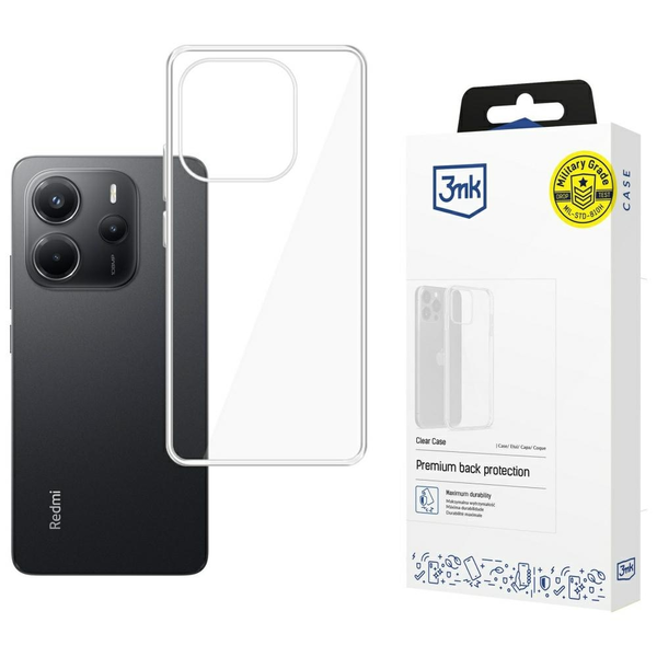 3MK Clear Case for Redmi Note 14 4G