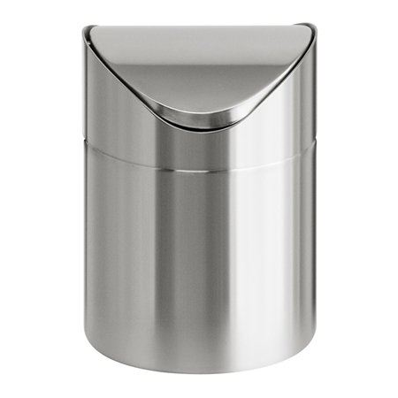 Cos de gunoi, Vepa Bins, Inox, Batant, 1.5 l, Argintiu