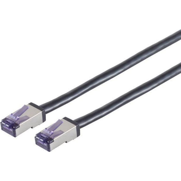 Lanview LVN-CAT6A-FLEX-10M cavo di rete Nero S/FTP (S-STP) Rotondo