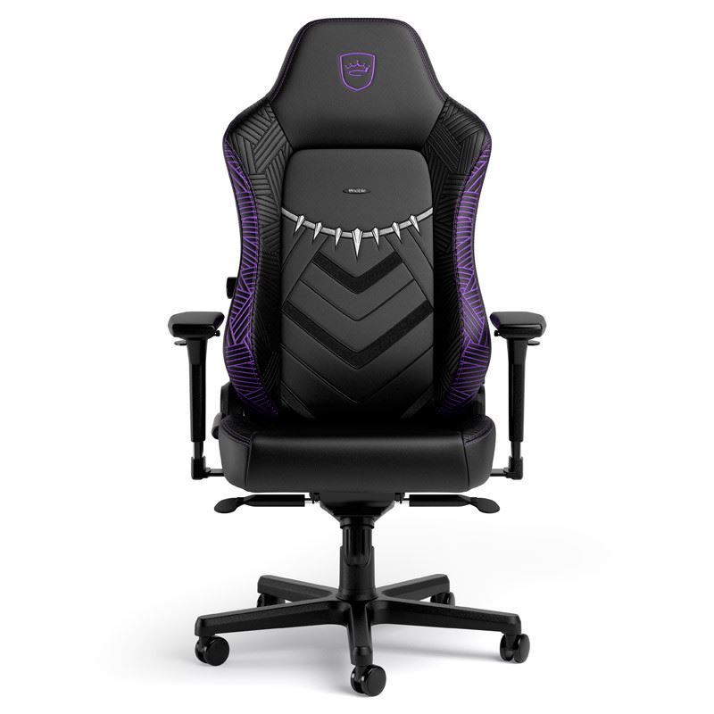 noblechairs HERO Black Panther Edition PU Bőr gaming szék Fekete/Lila (NBL-HRO-PU-BPE) (NBL-HRO-PU-BPE)