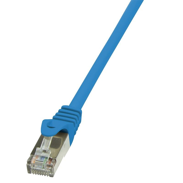 LogiLink Patchkabel CAT5e  F/UTP AWG26  0,25m blau