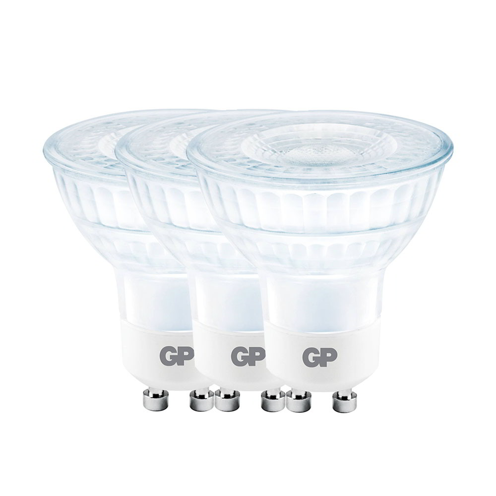 GP 087427 LED Reflektor izzó 3,7W 230lm 2700K GU10 - Meleg fehér (3db) (740GPGU10087427B3)