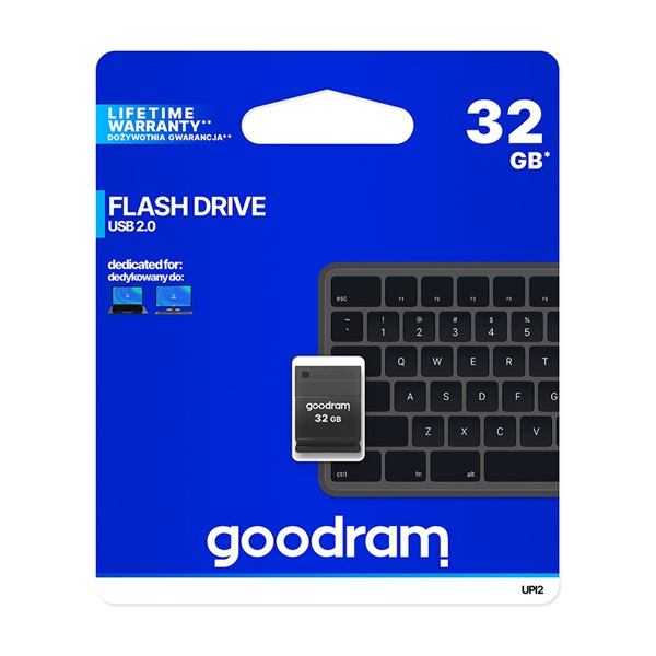 Goodram UPI2 USB-nøgle 32 GB USB Type-A 2.0 Sort