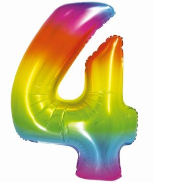 Godan Szivárvány színű, számos fólia lufi, 76 cm - 4 (CH-STC4) (CH-STC4)