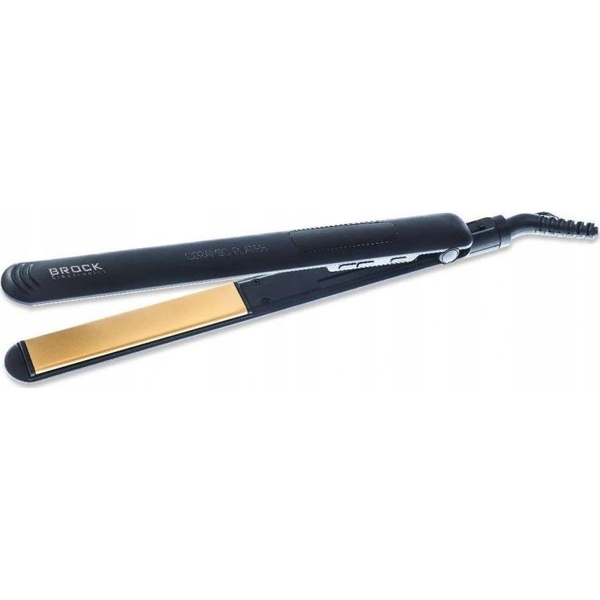 Brock HC 5001 BK, Ceramic Plates, 60W, 360° kábel, 150-230°C, PTC, Kerámia, Fekete, Hajvasaló