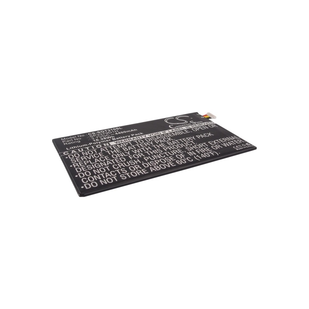RealPower Samsung SP3379D1H, AAaD415JS/7-B, SP3379D1H 3.7VV 4400mAh utángyártott akku Li-Polymer (CS-SGT310SL) (CS-SGT310SL)