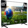 Hisense 65A6N телевизор 165,1 см (65") 4K Ultra HD Smart TV Wi-Fi Черен 300 cd/m²