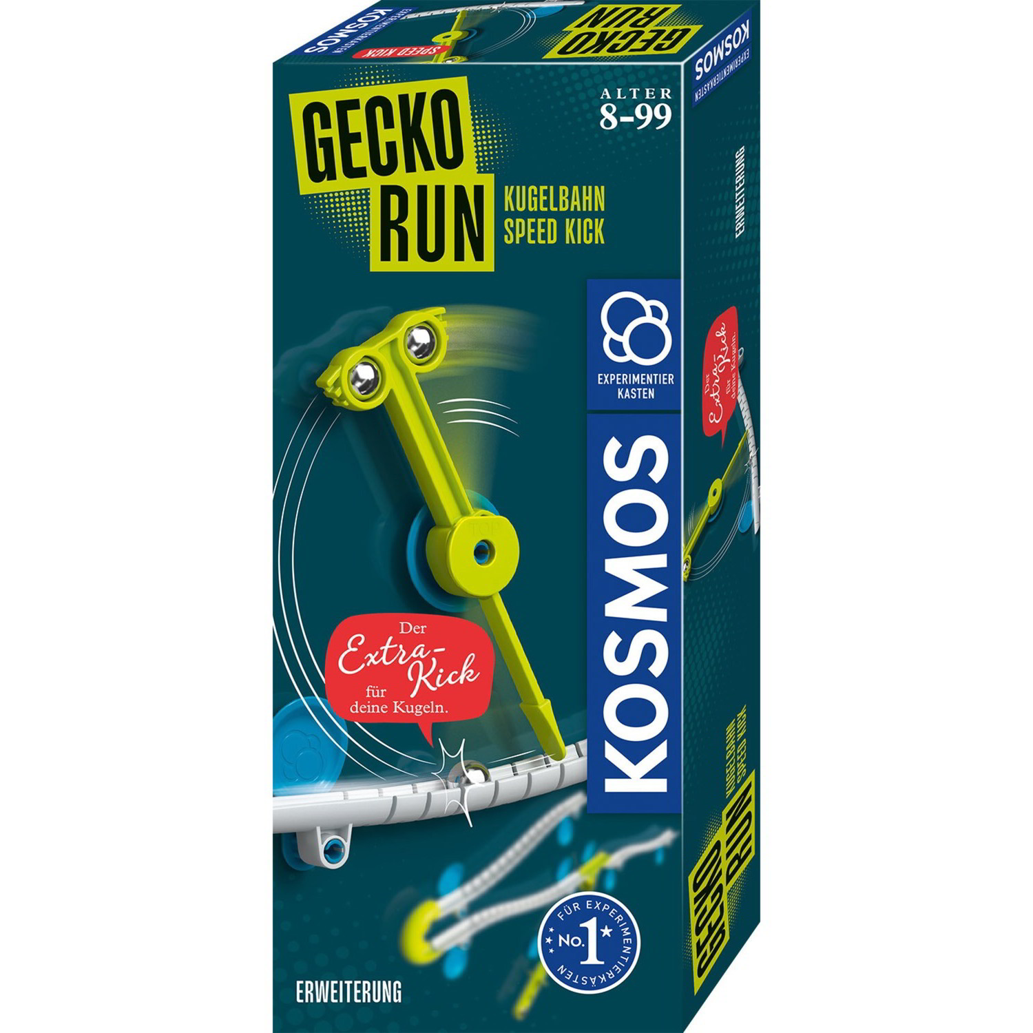 KOSMOS 621308 Gecko Run Speed Kick - Kreatív Golyópálya tervező készlet (621308)