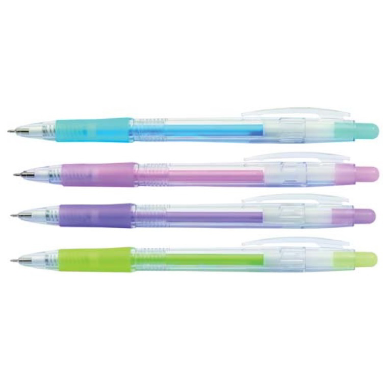 Sakota Nyomógombos golyóstoll - Több színben (ár/darab) (AEV2553)