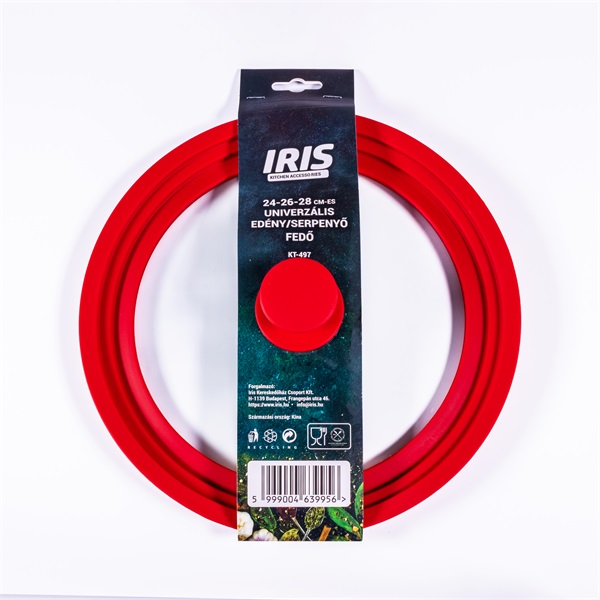 Iris KT-497 Univerzális Edény/Serpenyő Fedő 24/26/28 cm (KT-497)