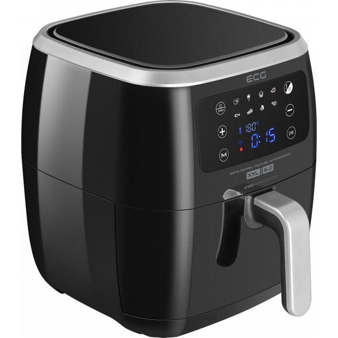 ECG AF 6000 forrólevegős sütő fekete (AF 6000)