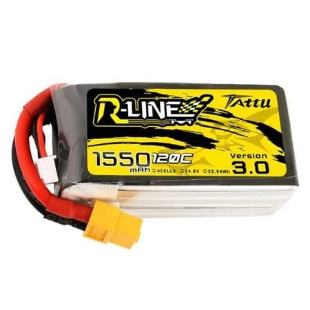 Batéria Tattu R-Line v3 1550mAh 14,8V 120C 4S1P (TAA15504S12X6)