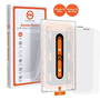 Комплект от 2 прозрачни стъклени протектори със система за монтиране Mobile Origin Screen Guard, съвместими с iPhone 14 Plus / 13 Pro Max