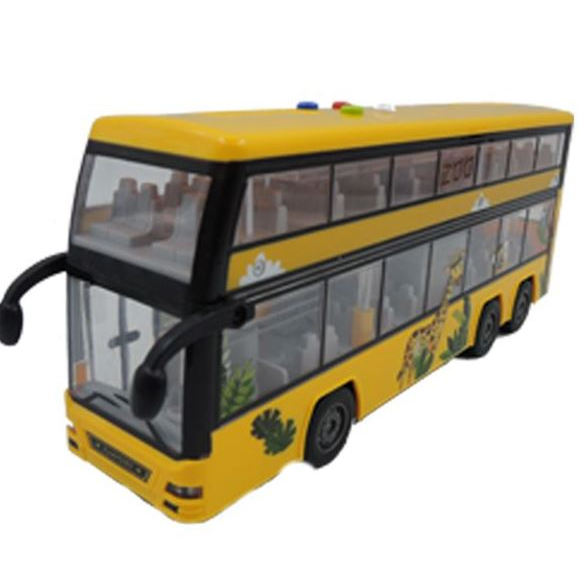 Manyuk Toys Zenélő városnéző busz nyitható ajtókkal 33 cm (325-1) (MT325-1)