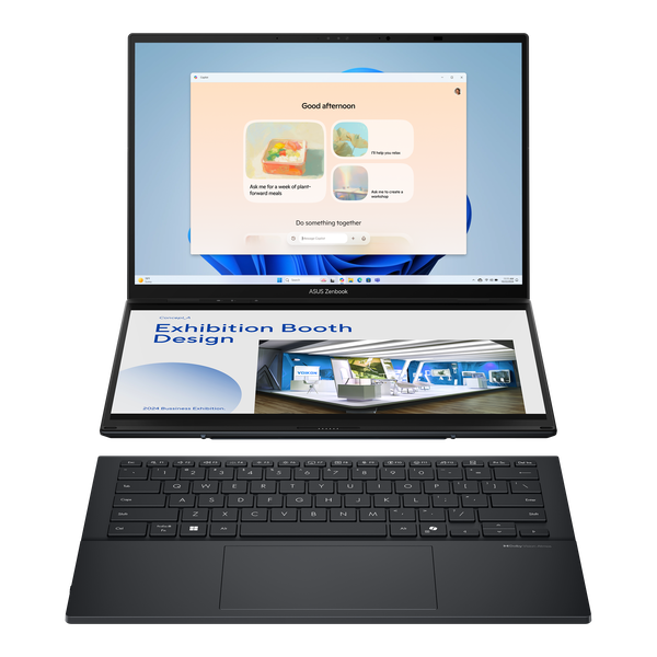 Asus Zenbook DUO U7 Laptop Szürke (14"Touch / Intel Core Ultra 7-155H / 32GB / 1TB SSD / Win 11 Home)