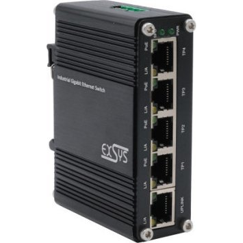 Exsys Switch Hálózati switch Fekete