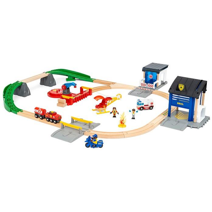 BRIO WORLD 36025 Mentőcsapat vonatkészlet (7312350360257)