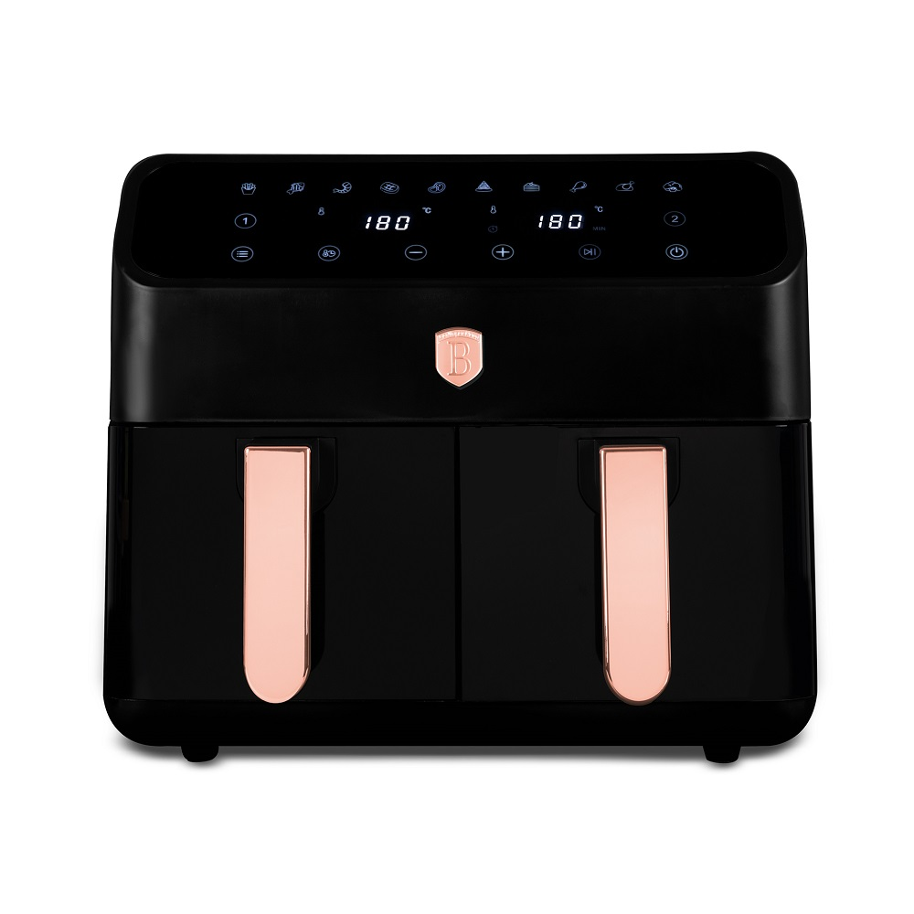 Berlinger Haus BH/9659 AirFryer Forrólevegős sütő 2 x 4L - Fekete (BH/9659)