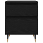 Éjjeli szekrény Fekete Tölgy 40x35x50 cm Műgyanta