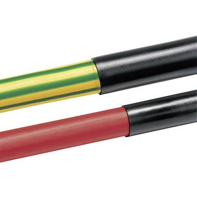 HellermannTyton 315-50950 Zsugorcső ragasztó nélkül Fekete 9.50 mm Zsugorodási arány:2:1 méteráru (315-50950)