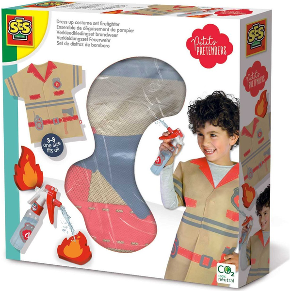 SES Creative Petits Pretenders Dress up costume firefighter