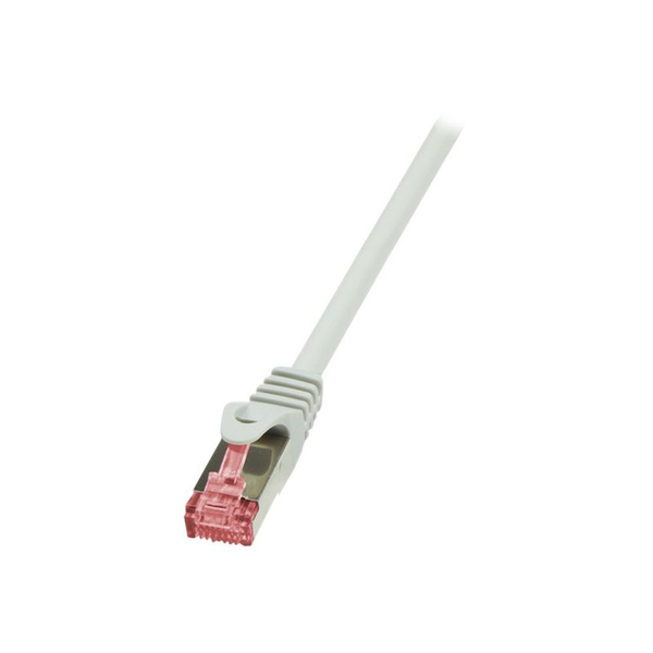 LogiLink PrimeLine - patch cable - 50 cm - gray