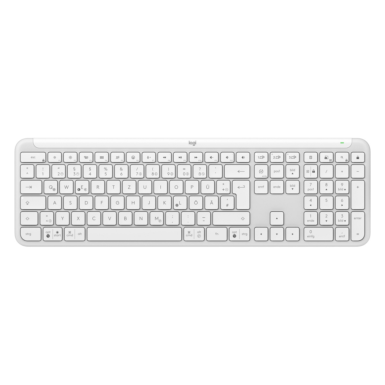 Клавиатура Logitech Signature Slim K950 — 920-012452, немска подредба