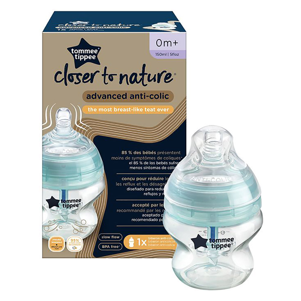 Tommee Tippee cumisüveg Advanced anti colic 150ml türkiz (MTTF-5010415224057)