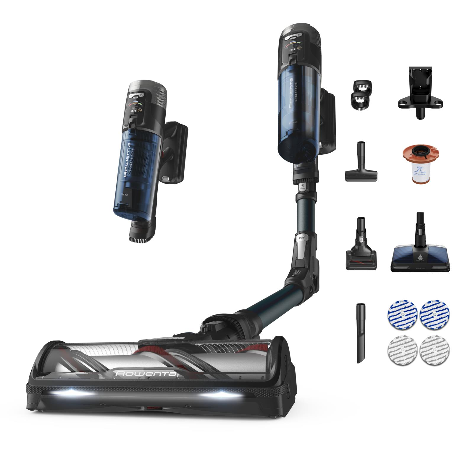 Rowenta X-Force Flex 13.60 RH9AD1WO ručný vysávač Purpurová Bezvreckové (RH9AD1WO)