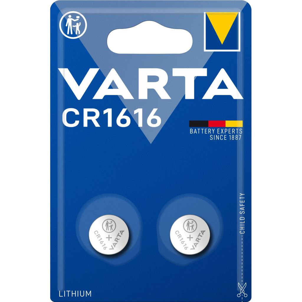 Varta CR1616 lítium gombelem 2db (6616101402 / 4008496991525) (4008496991525)