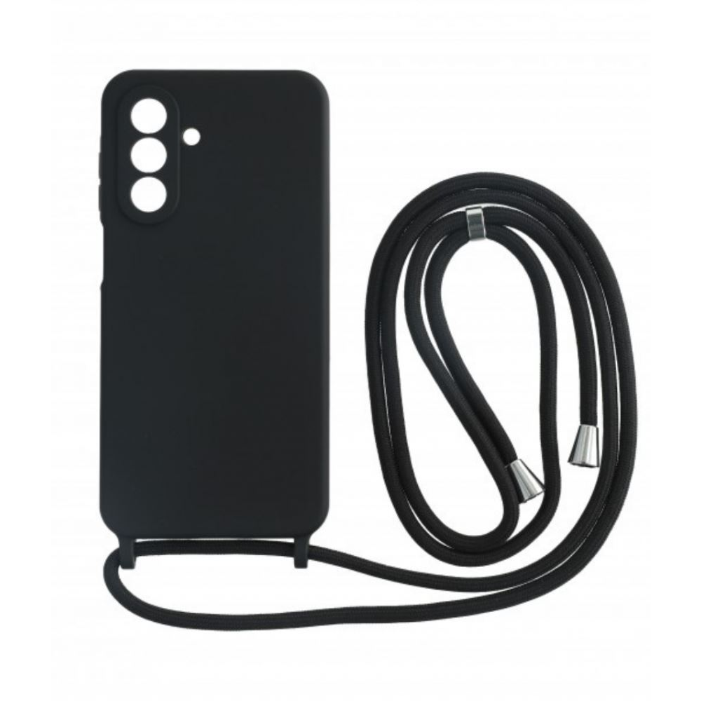 Cellect Samsung Galaxy A26 nyakba akasztható fekete tok fekete zsinórral (CEL-FEST-SAM-A26-BK) (CEL-FEST-SAM-A26-BK)