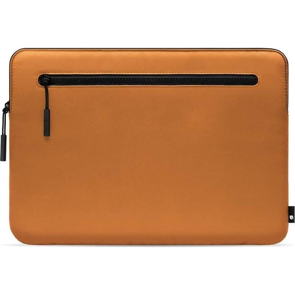 Etui Incase Compact Sleeve with Flight Nylon with Incase Zip Tag for MacBook Pro (13" 2022-2012) & MacBook Air (13" 2022-2018) - Cognac Amber
