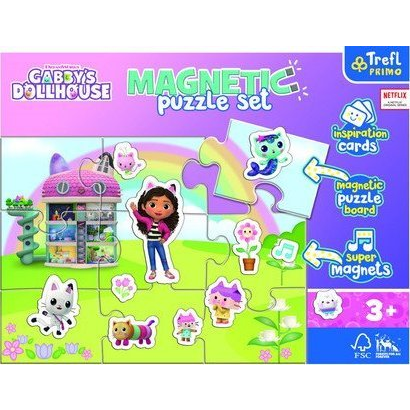 Gabi babaháza mágneses 9db-os puzzle szett kiegészítőkkel - Trefl