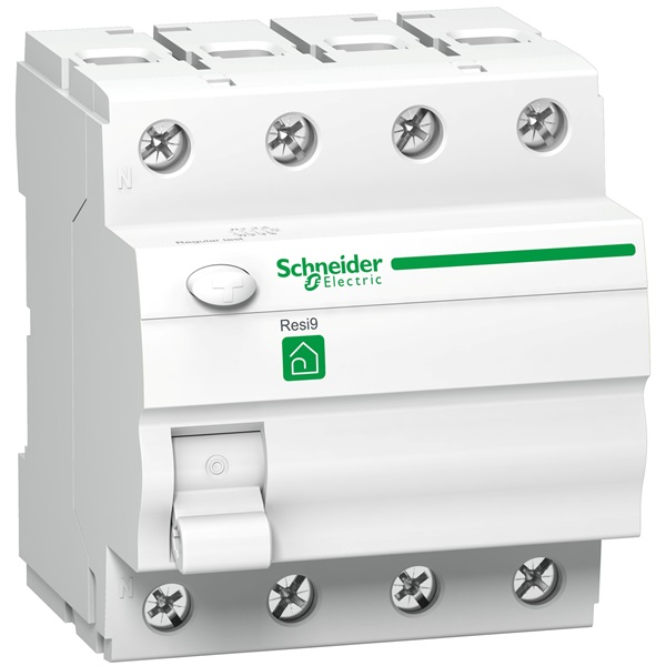 Schneider R9R01440 RESI9 4P/40A/30mA/A osztály/áram-védőkapcsoló (R9R01440)