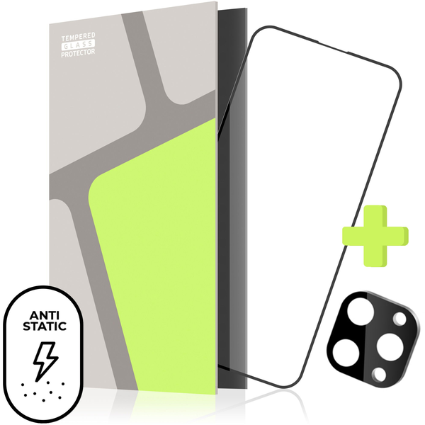 Tempered Glass Protector iPhone 15 Pro, kameravédő fólia, portaszító ragasztóréteg, Case Friendly