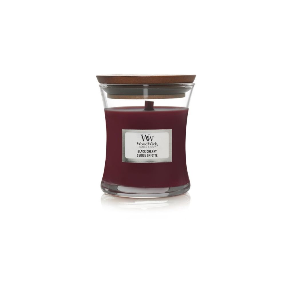 WoodWick Black Cherry közepes gyertya (31761) (31761)