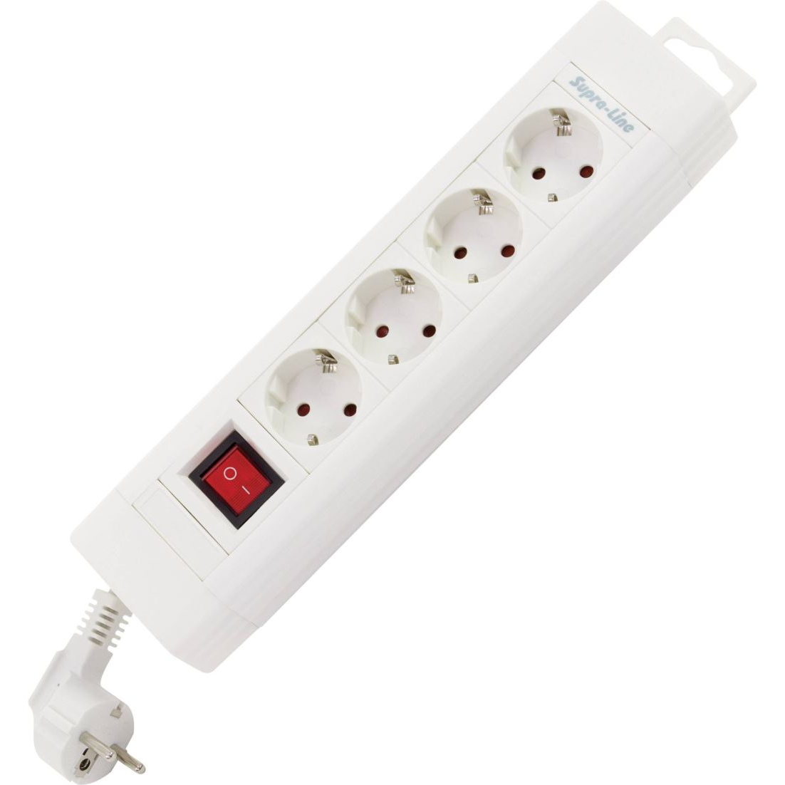 REV 0014412113 Elosztó kapcsolóval 4 részes Fehér Védőérintkezős (r0014412113)