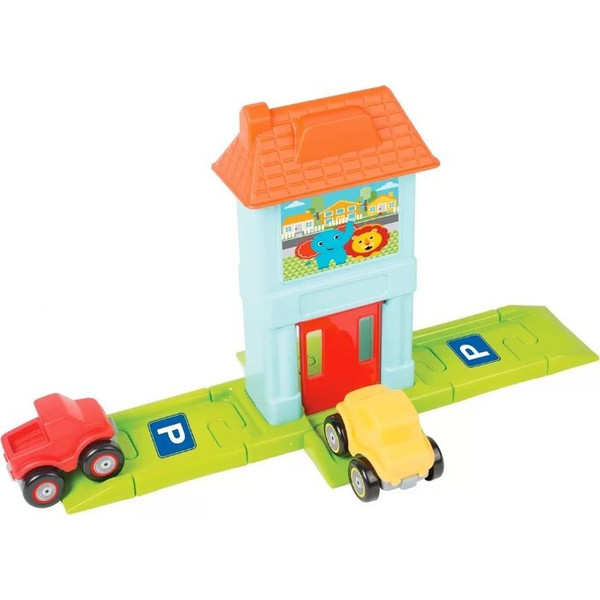 Dolu DOLU FP mini zestaw drogowy z 2 autkami 1824 18243