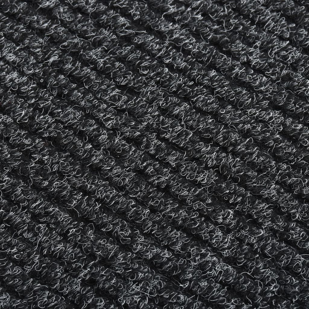 antracitszürke koszfogó futószőnyeg 100 x 300 cm (327169)