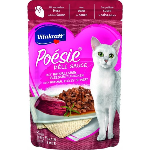 Vitakraft Poésie Déli Sauce Macskáknak - Szív  85 G