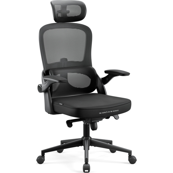 Krzesło biurowe Diablo Chairs V-Light Czarne