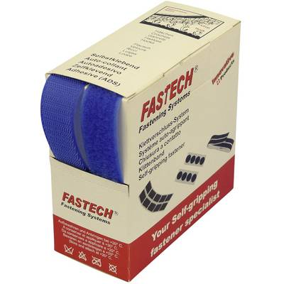 FASTECH® B25-STD042605 Tépőzár Felvarrható Bolyhos és horgos fél (H x Sz) 5 m x 25 mm Kék 5 m (B25-STD042605)