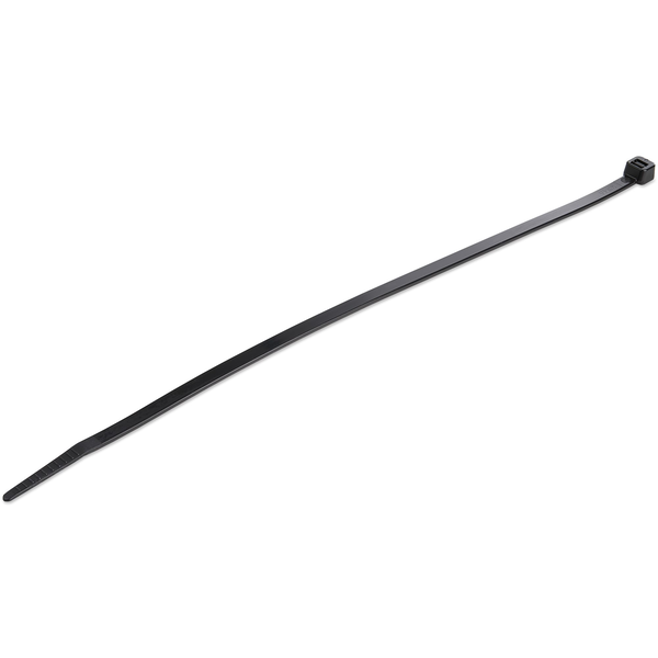 StarTech.com CBMZT10B kabelbinder Losmaakbare kabelbinder Nylon, Kunststof Zwart 100 stuk(s)